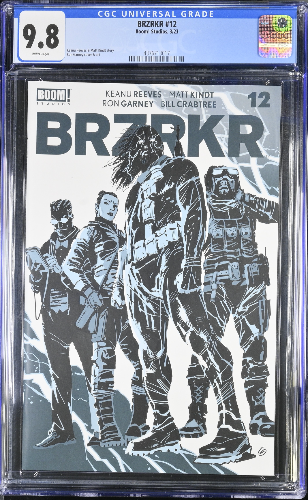 BRZRKR #12 Cover A Garney CGC 9.8 (Berzerker)