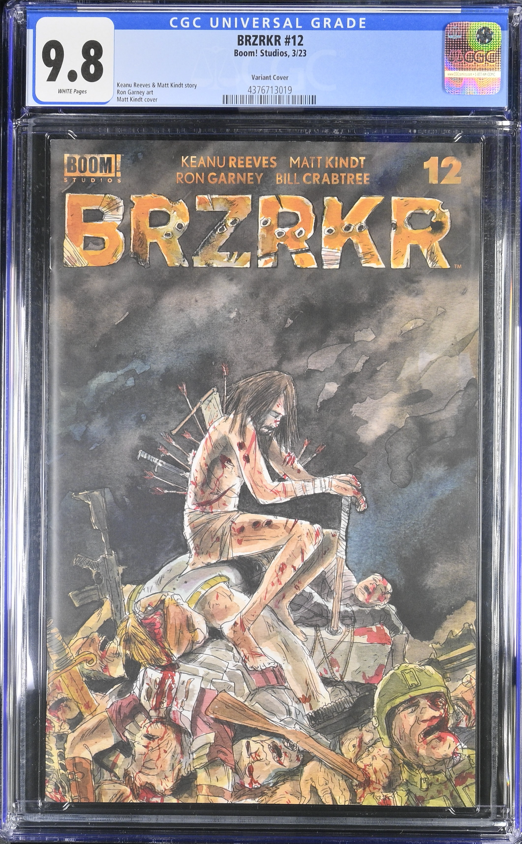 BRZRKR #12 Cover B Kindt CGC 9.8 (Berzerker)