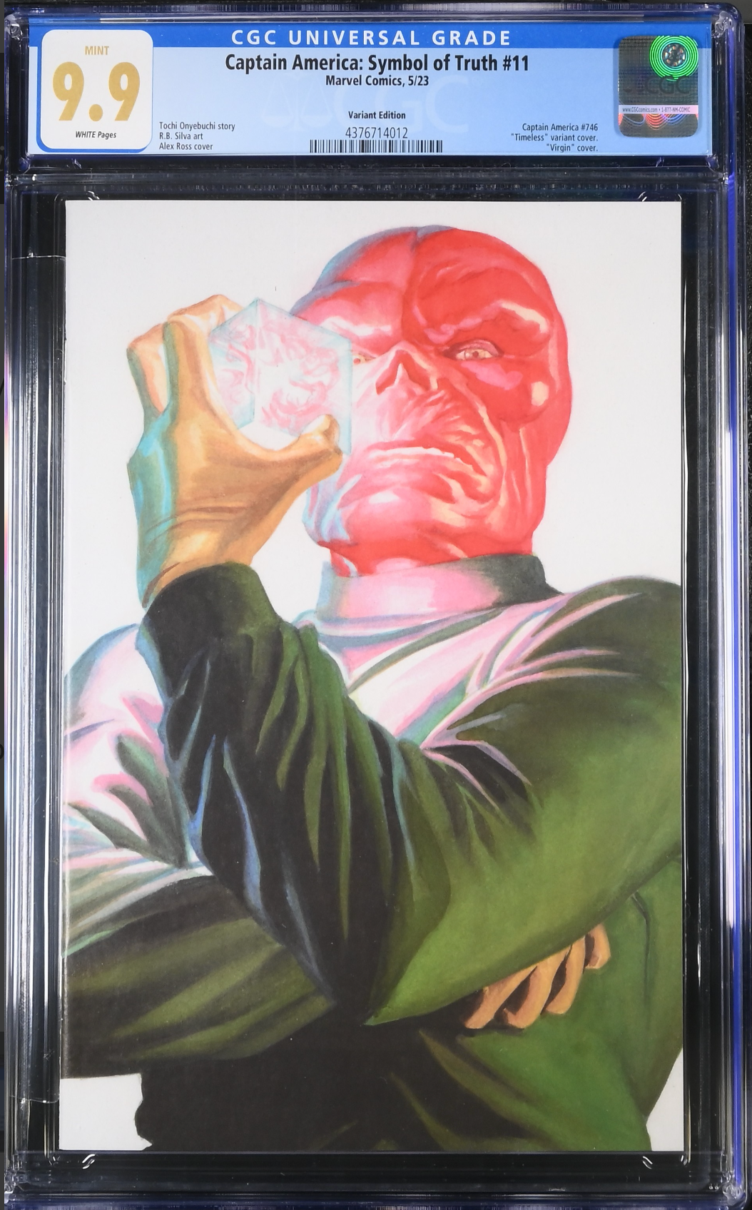 Captain America: Symbol of Truth #11 Alex Ross Red Skull "Timeless" Variant CGC 9.9