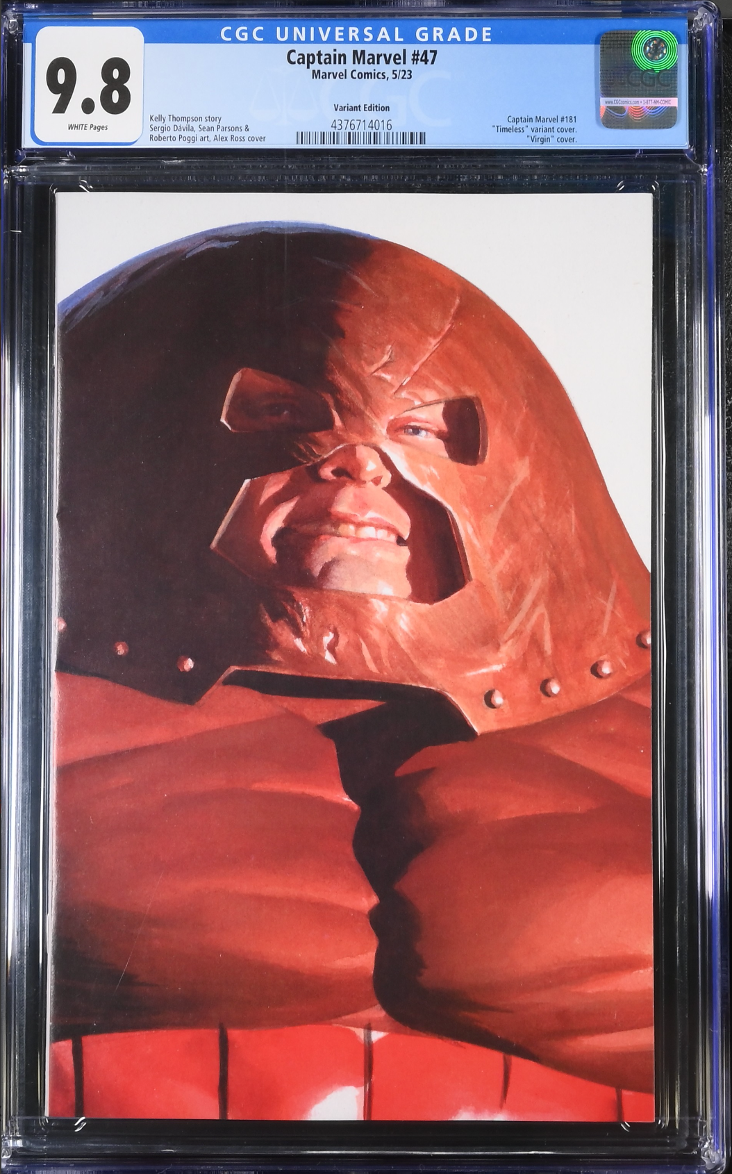 Captain Marvel #47 Alex Ross Juggernaut "Timeless" Variant CGC 9.8