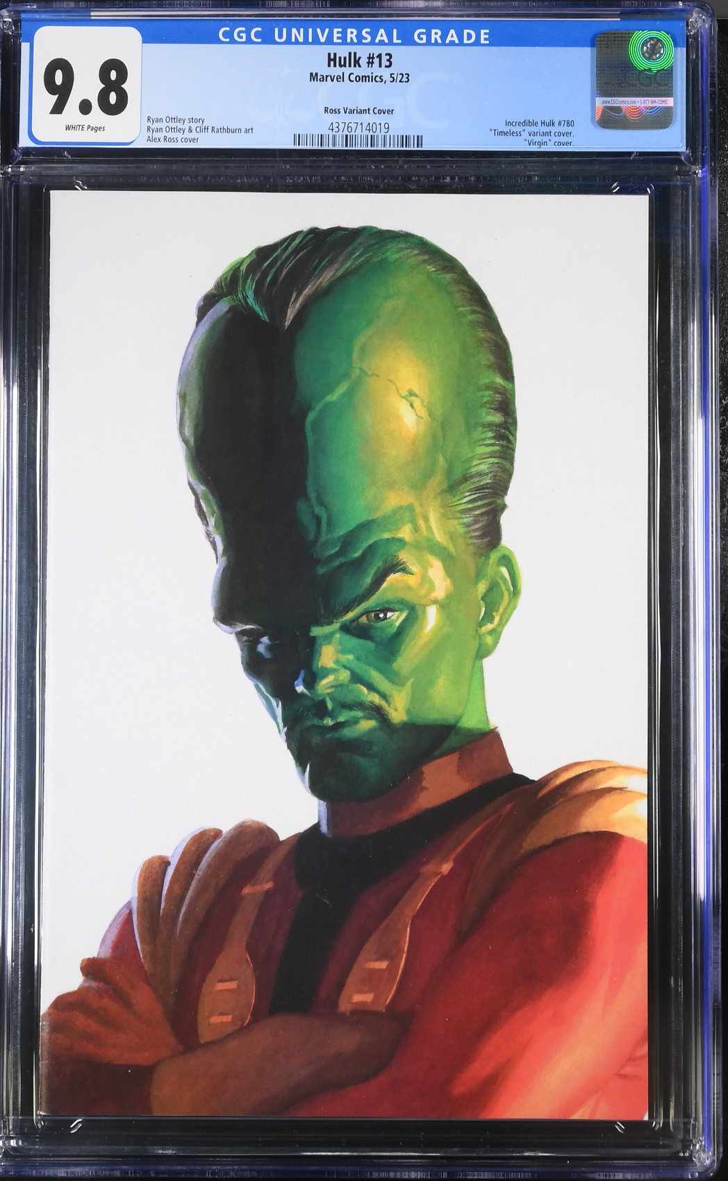 Hulk #13 Alex Ross Leader "Timeless" Variant CGC 9.8