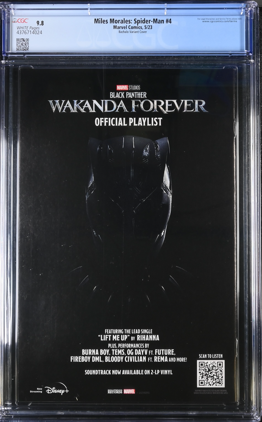 Miles Morales: Spider-Man #4 Bachalo Variant CGC 9.8