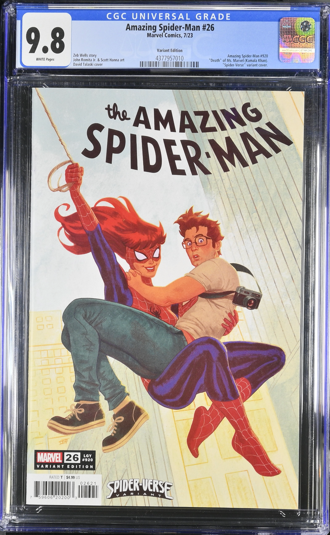 Amazing Spider-Man #26 Talaski Variant CGC 9.8