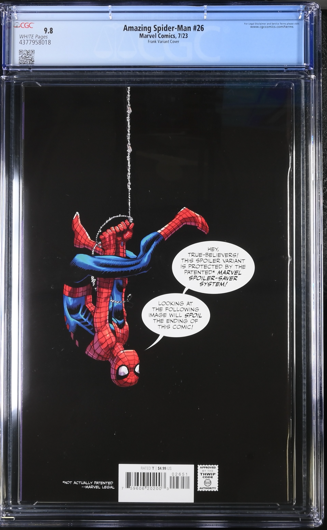 Amazing Spider-Man #26 Spoiler Variant CGC 9.8