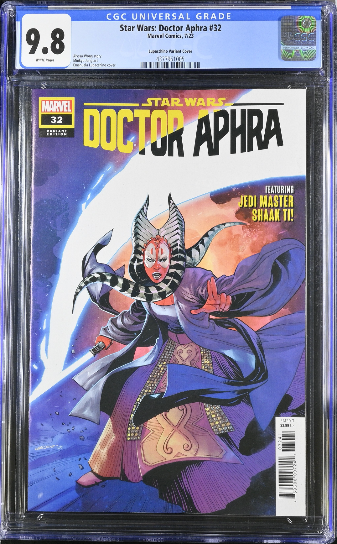 Star Wars: Doctor Aphra #32 Lupacchino Variant CGC 9.8