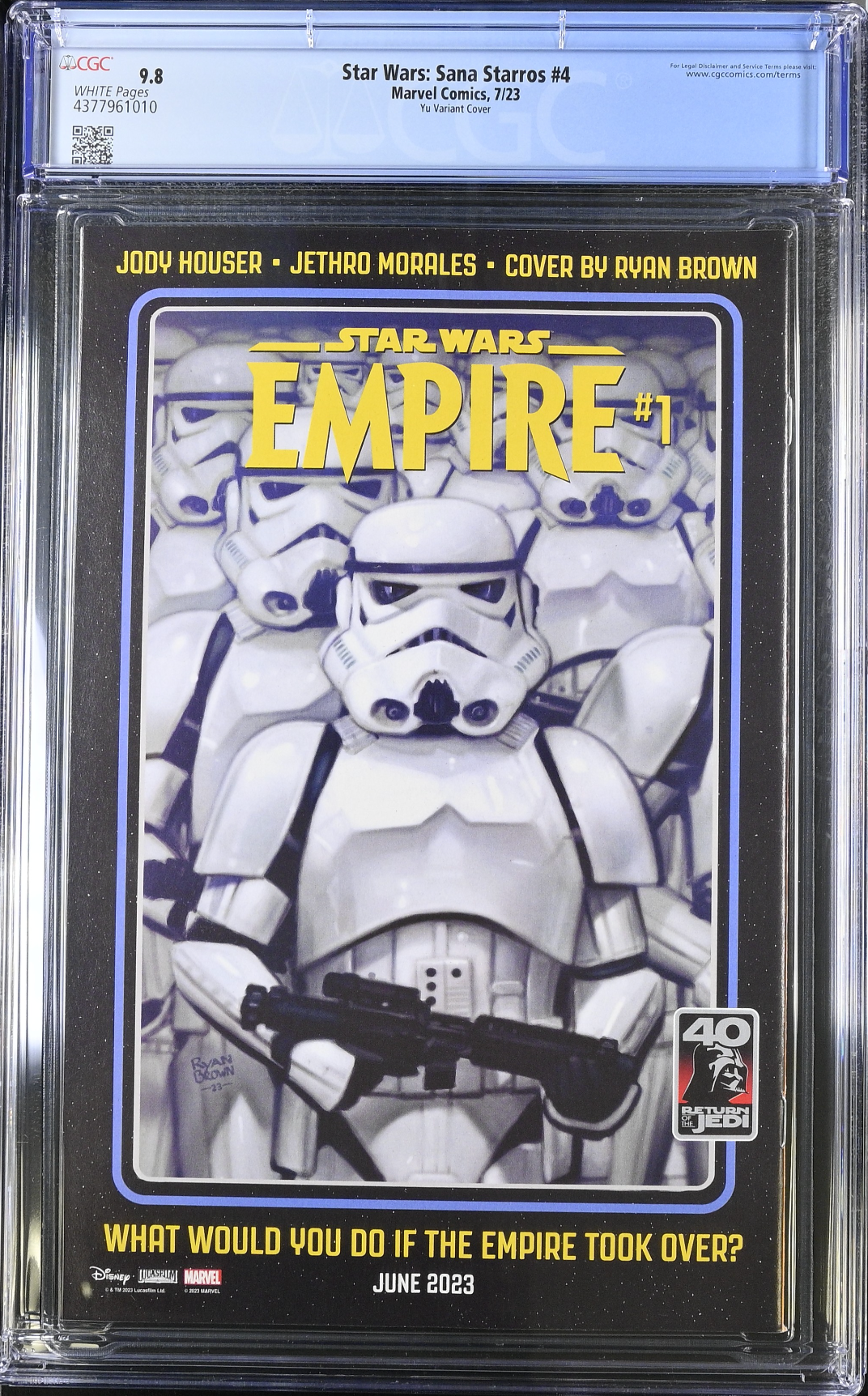 Star Wars: Sana Starros #4 Yu Variant CGC 9.8