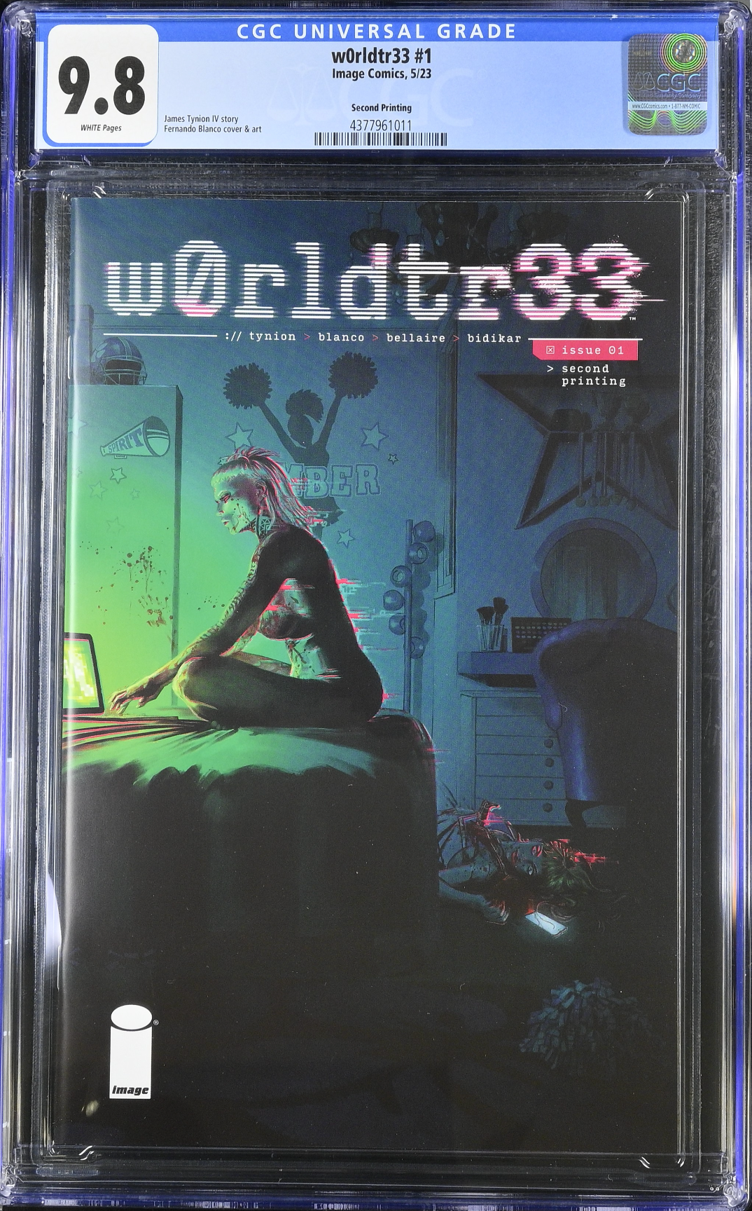 W0rldtr33 #1 Second Printing CGC 9.8