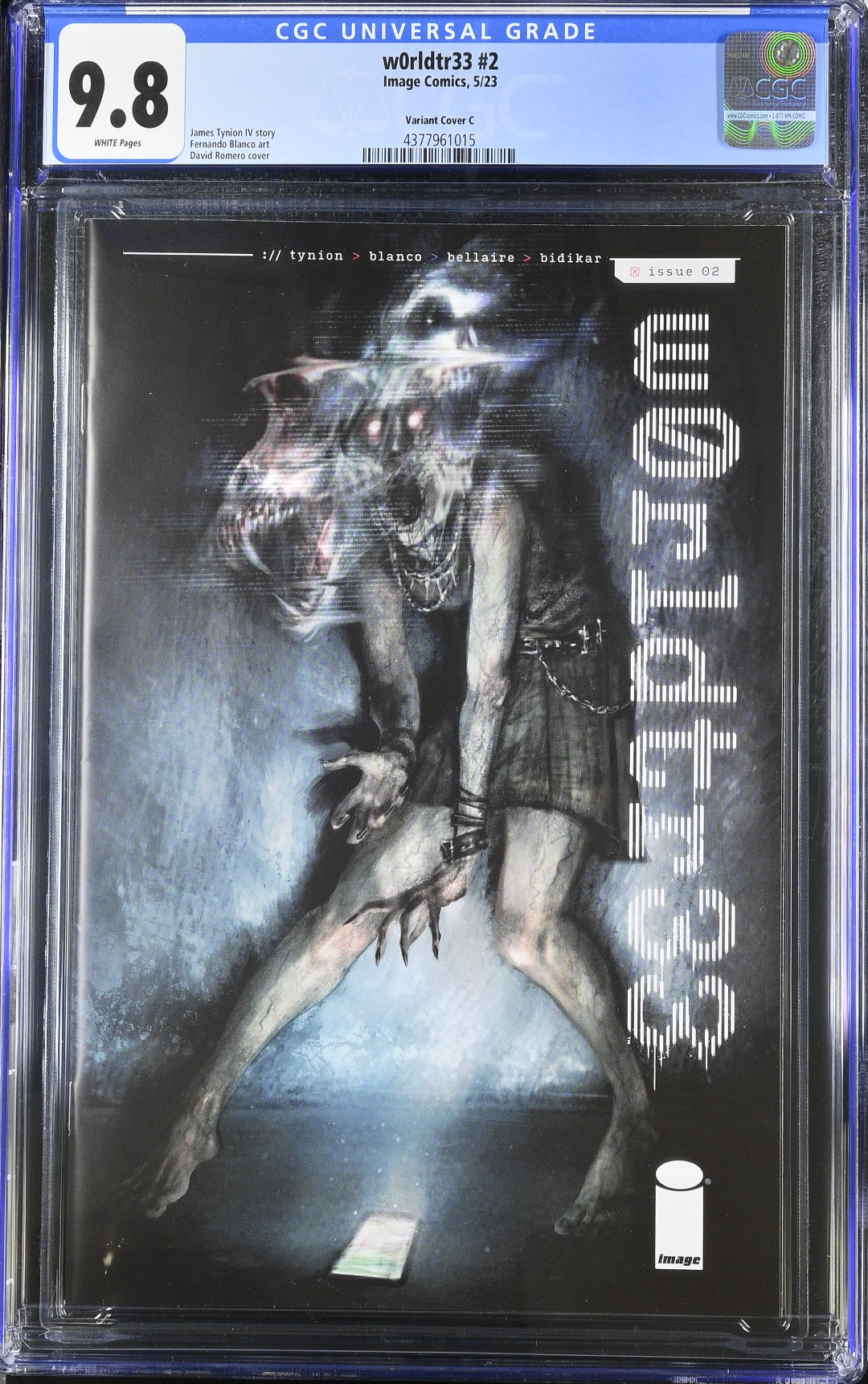 W0rldtr33 #2 Romero 1:25 Retailer Incentive Variant CGC 9.8