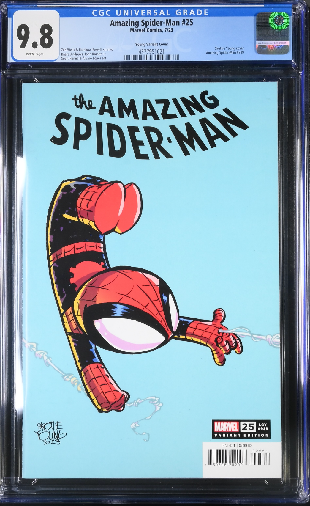 Amazing Spider-Man #25 Young Variant CGC 9.8