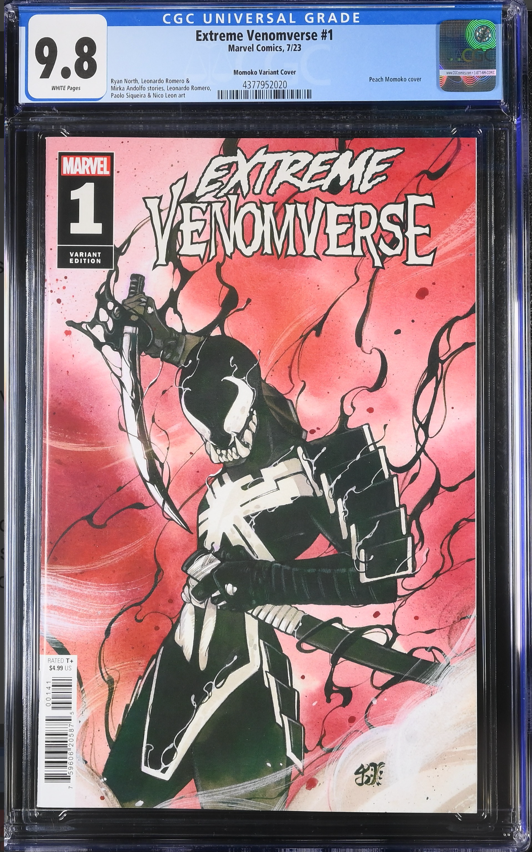 Extreme Venomverse #1 Momoko Variant CGC 9.8