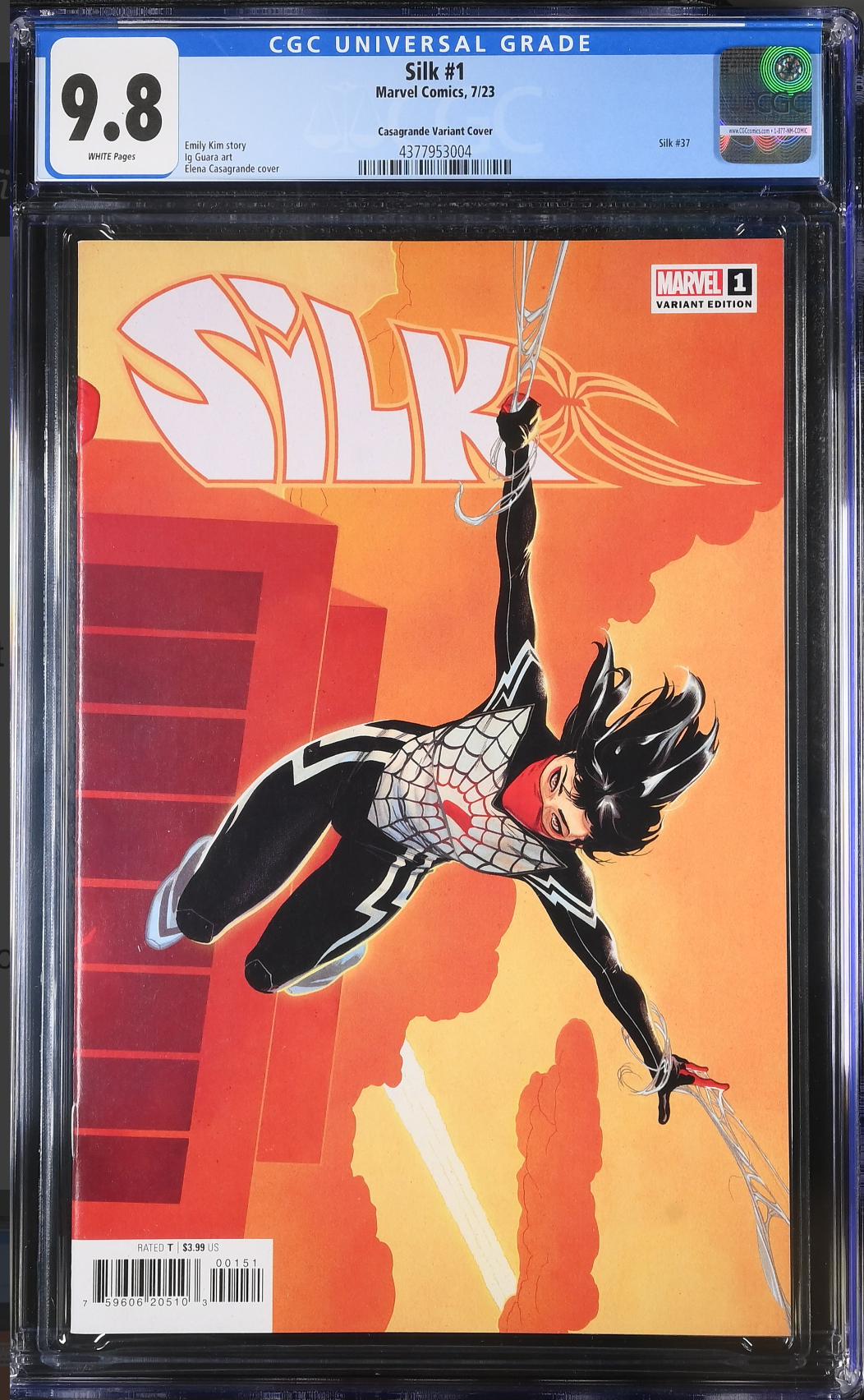 Silk #1 Casagrande Variant CGC 9.8