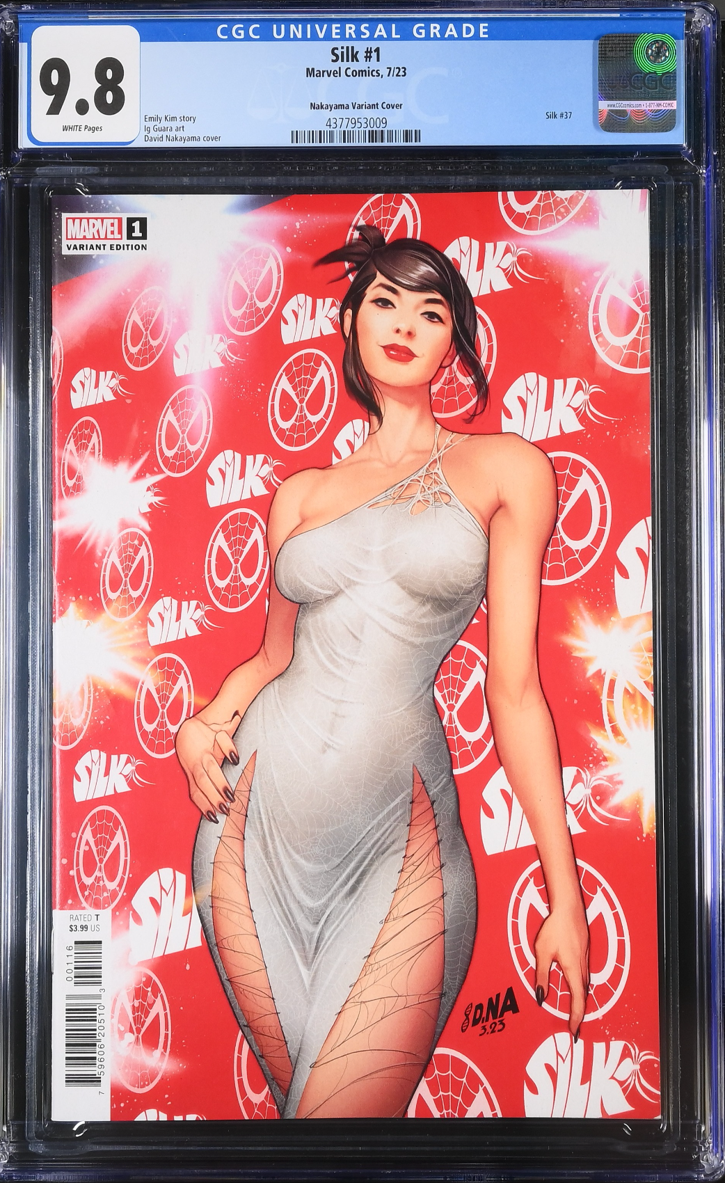 Silk #1 Nakayama 1:25 Retailer Incentive Variant CGC 9.8