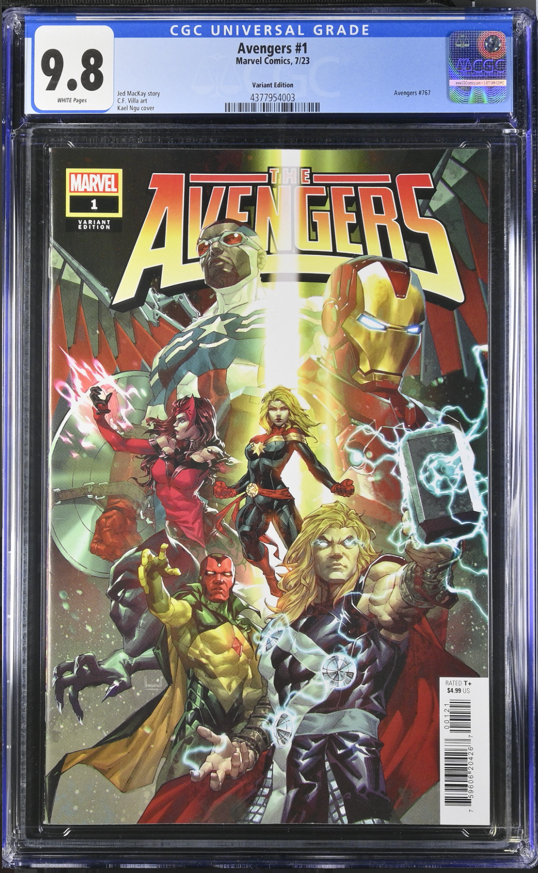 Avengers #1 Ngu Variant CGC 9.8