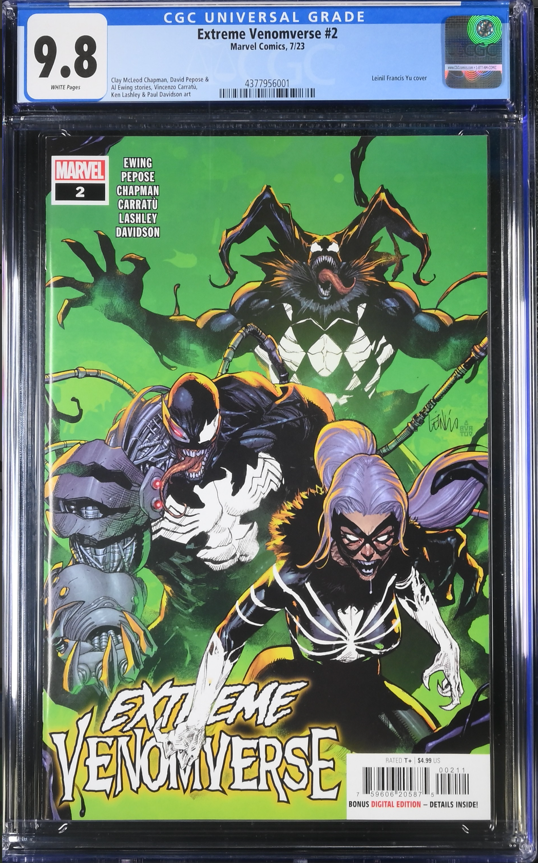 Extreme Venomverse #2 CGC 9.8