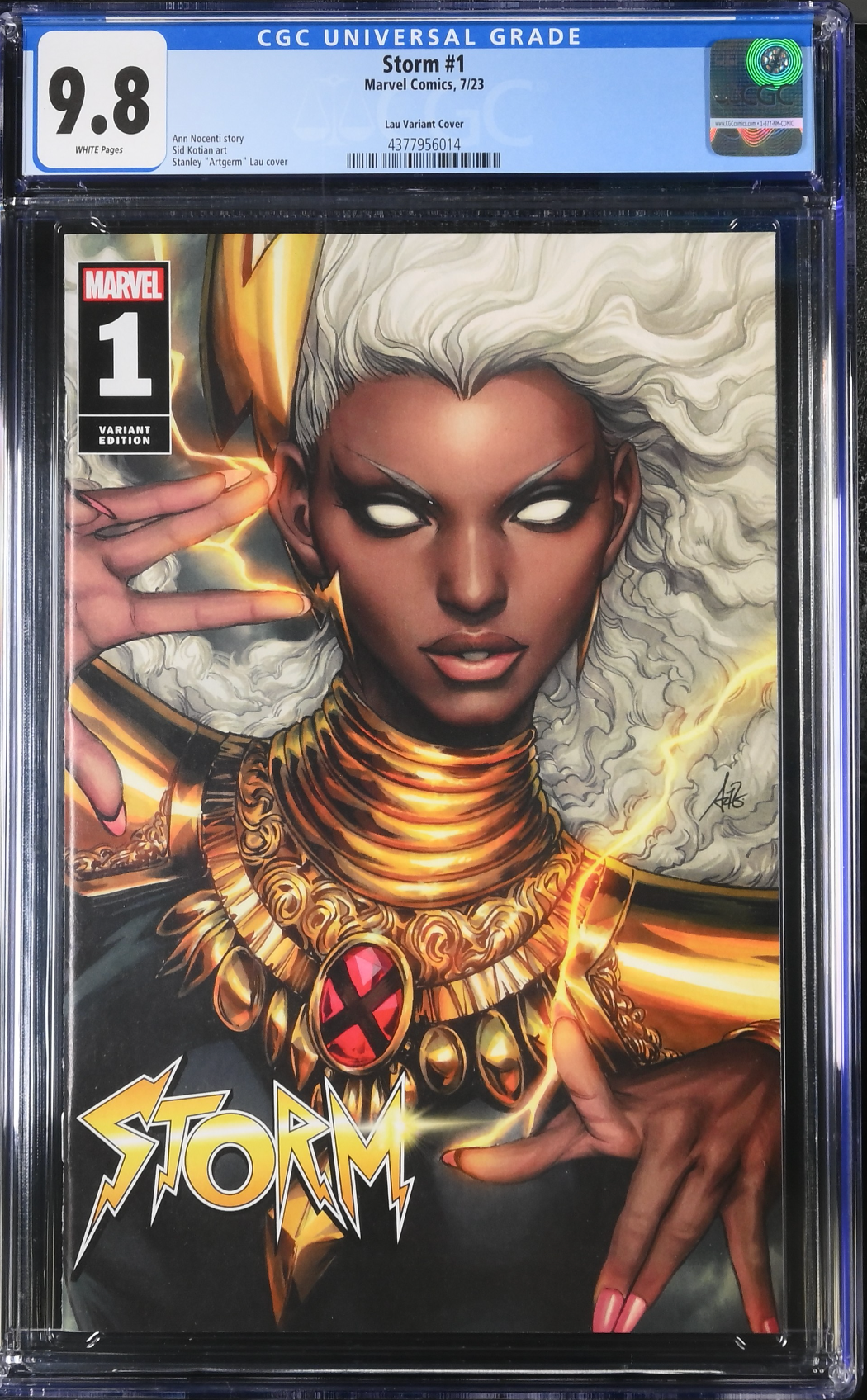 Storm #1 Artgerm Variant CGC 9.8