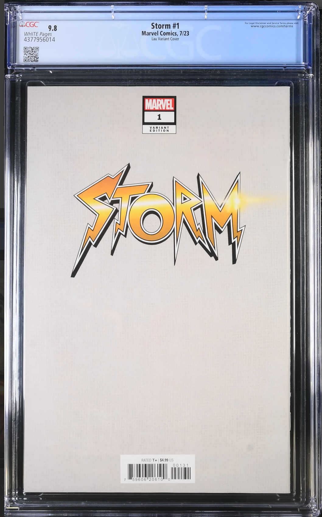 Storm #1 Artgerm Variant CGC 9.8