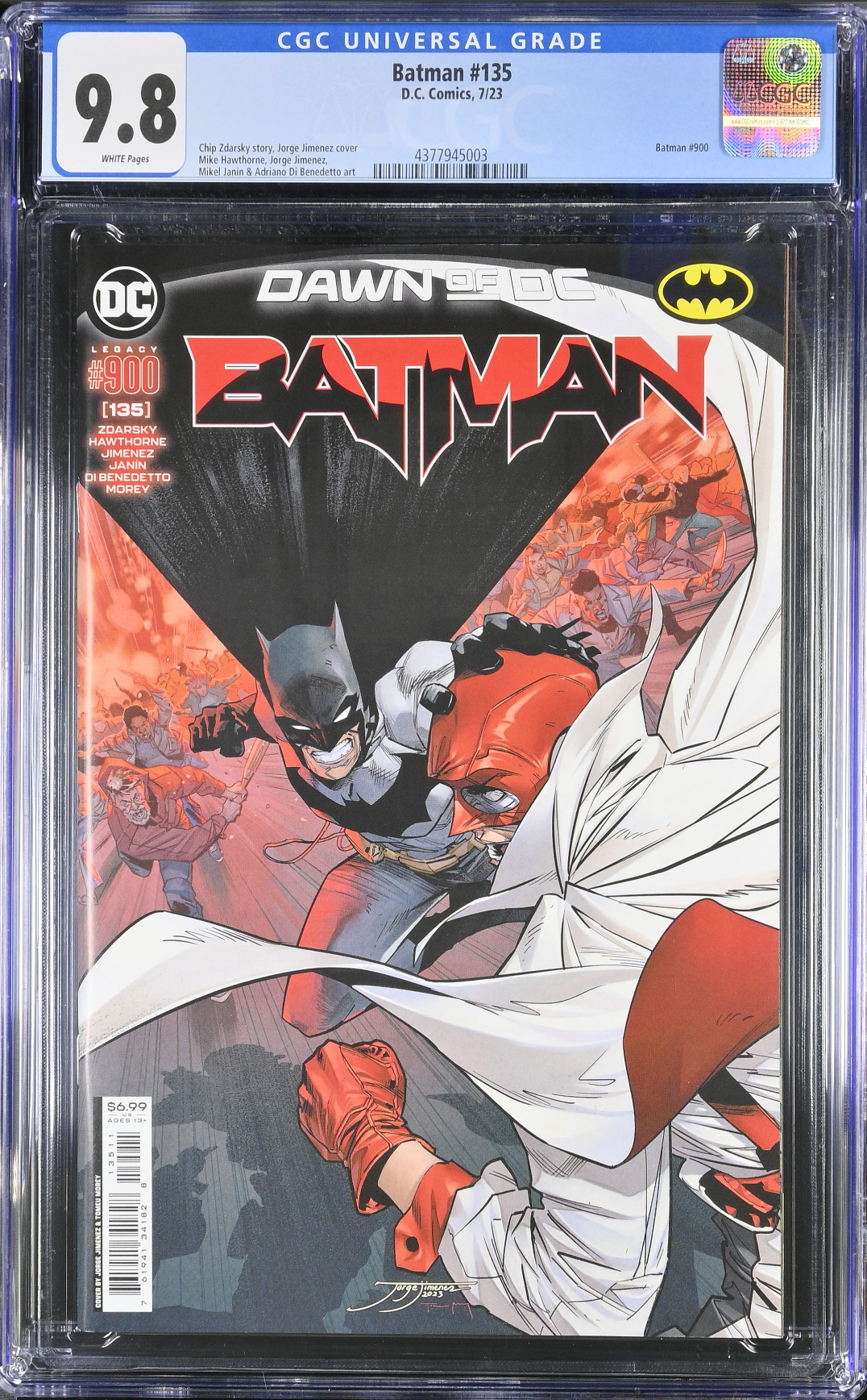 Batman #135 (#900) CGC 9.8