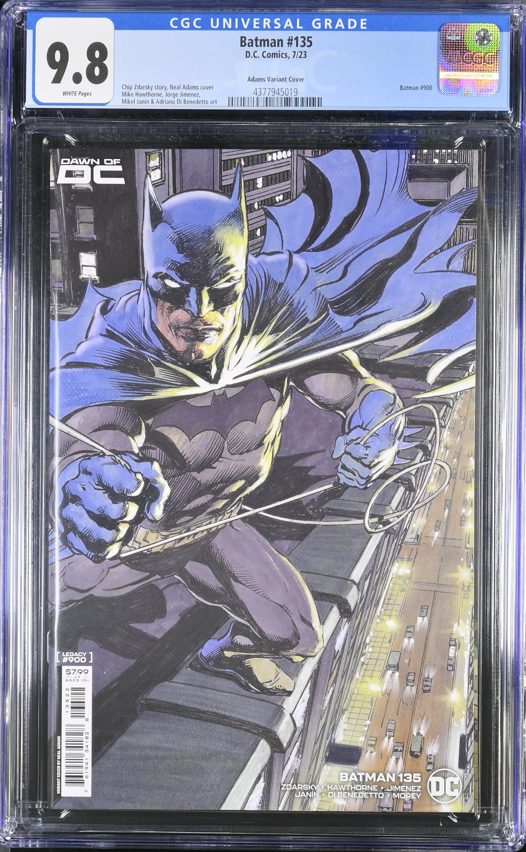 Batman #135 (#900) - Cover G - Adams Variant CGC 9.8