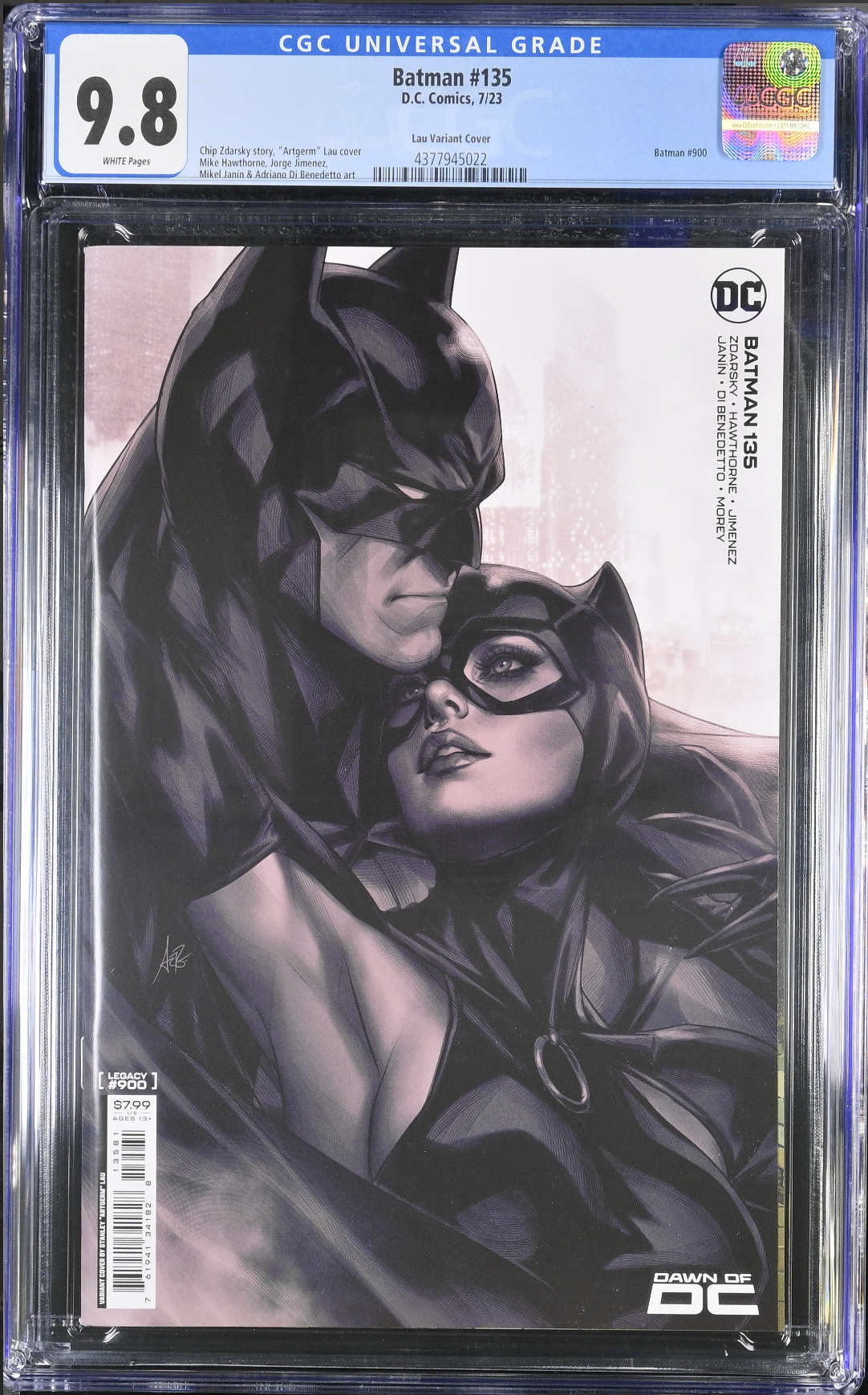 Batman #135 (#900) - Cover E - Artgerm Variant CGC 9.8