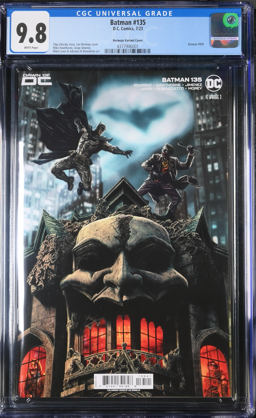 Batman #135 (#900) - Cover I - Bermejo 1:25 Retailer Incentive Variant CGC 9.8