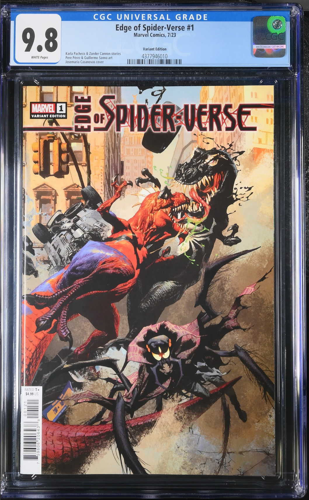 Edge of Spider-Verse (2023) #1 Casanovas Connecting Variant CGC 9.8