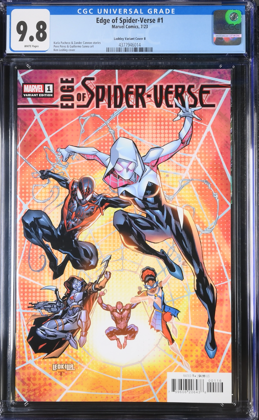 Edge of Spider-Verse (2023) #1 Lashley 1:25 Retailer Incentive Variant CGC 9.8