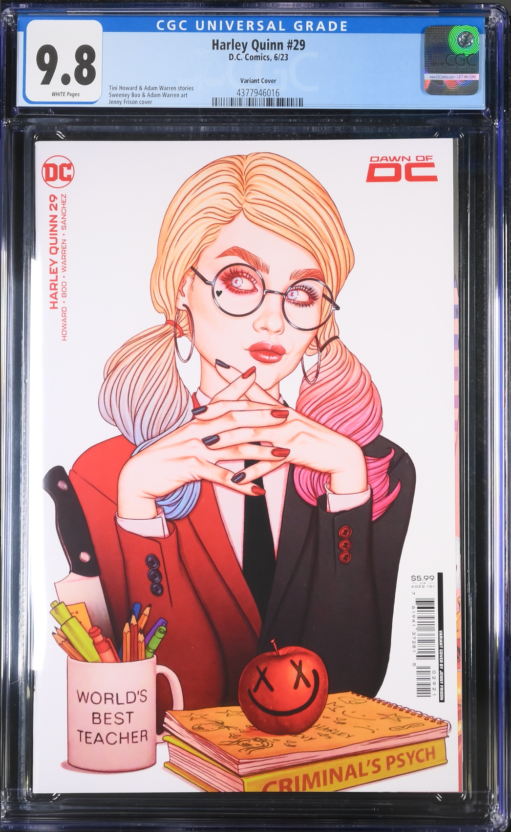 Harley Quinn #29 Frison Variant CGC 9.8