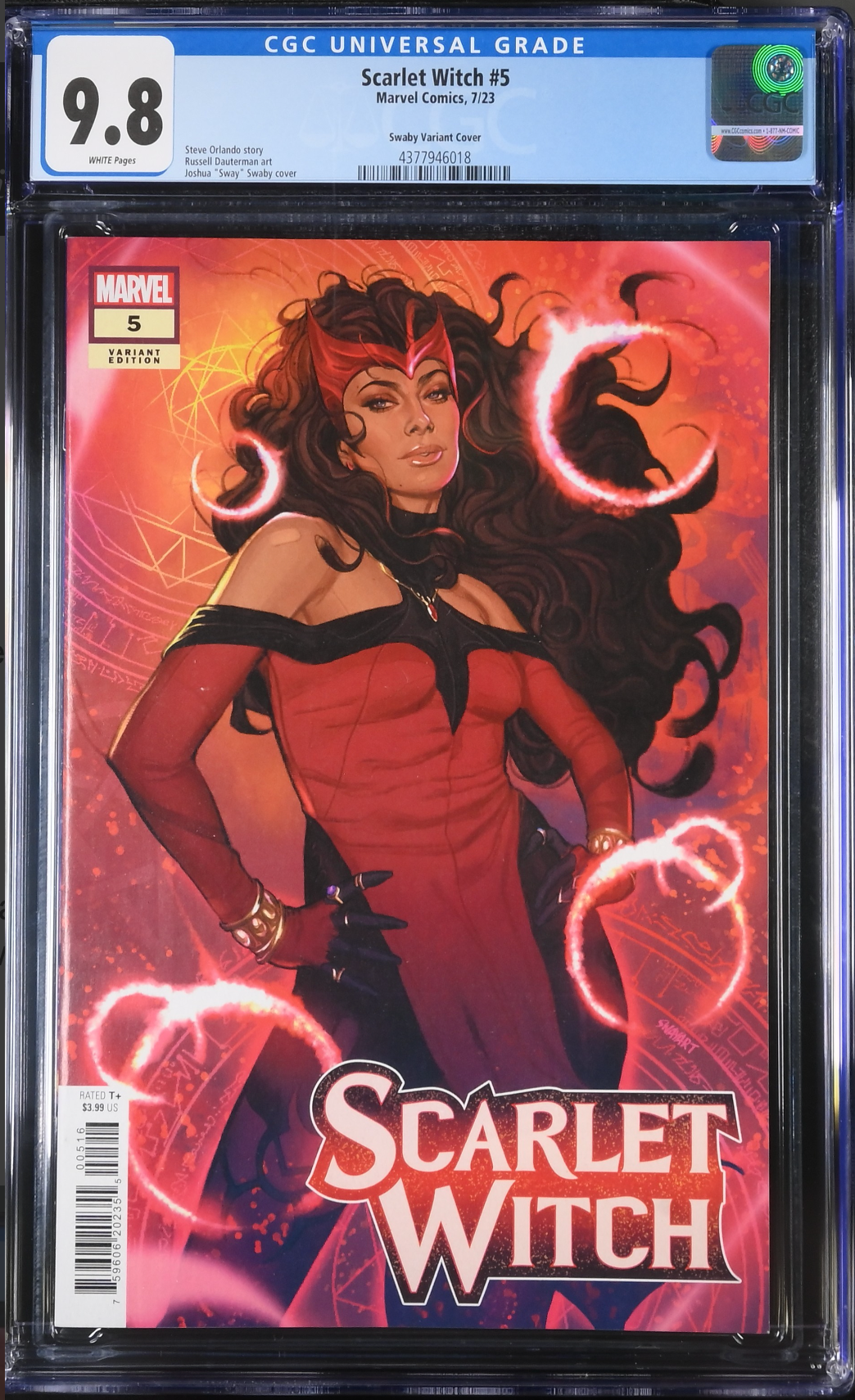 Scarlet Witch #5 Swaby 1:25 Retailer Incentive Variant CGC 9.8