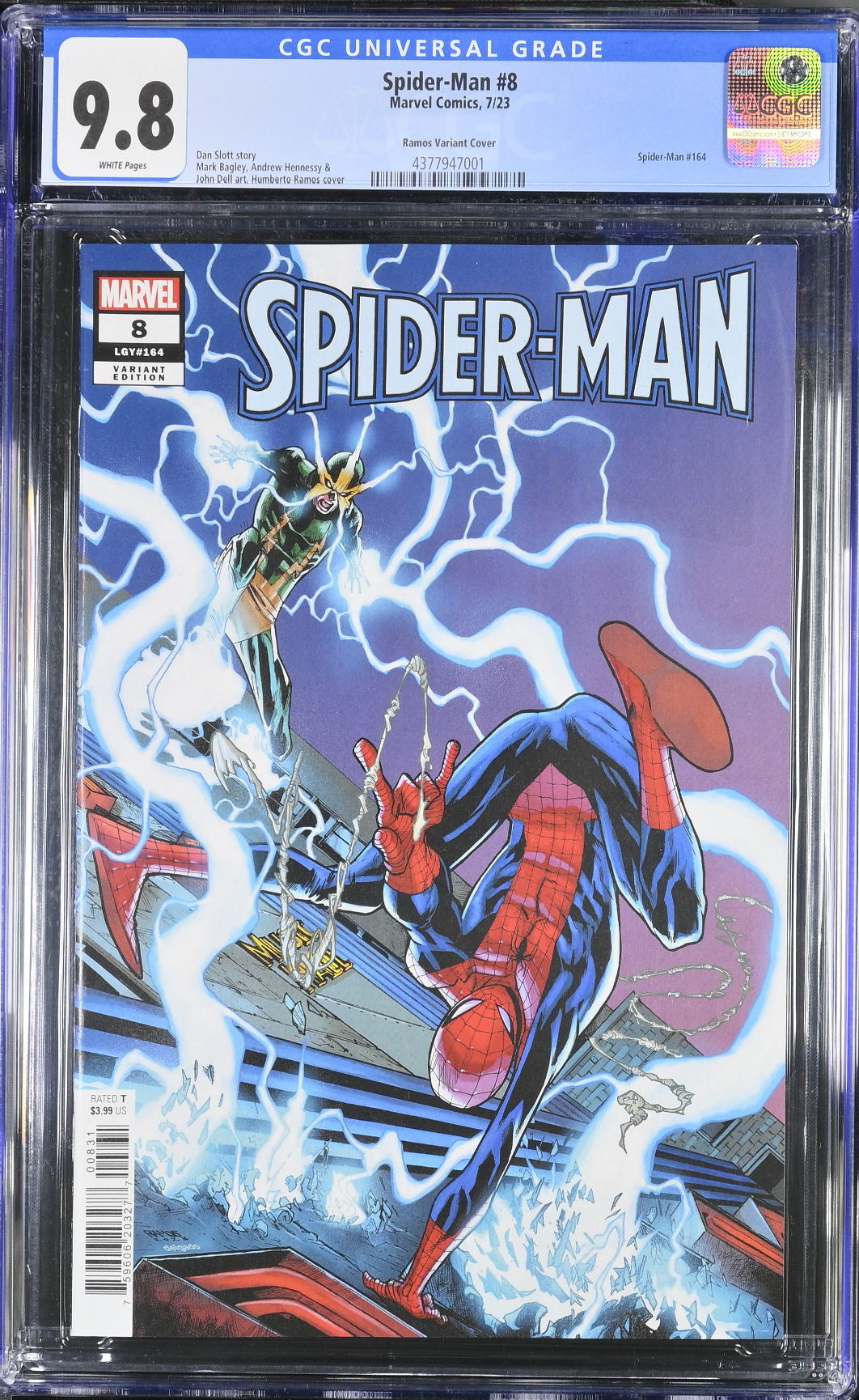 Spider-Man #8 Ramos Variant CGC 9.8 - First Full Spider-Boy