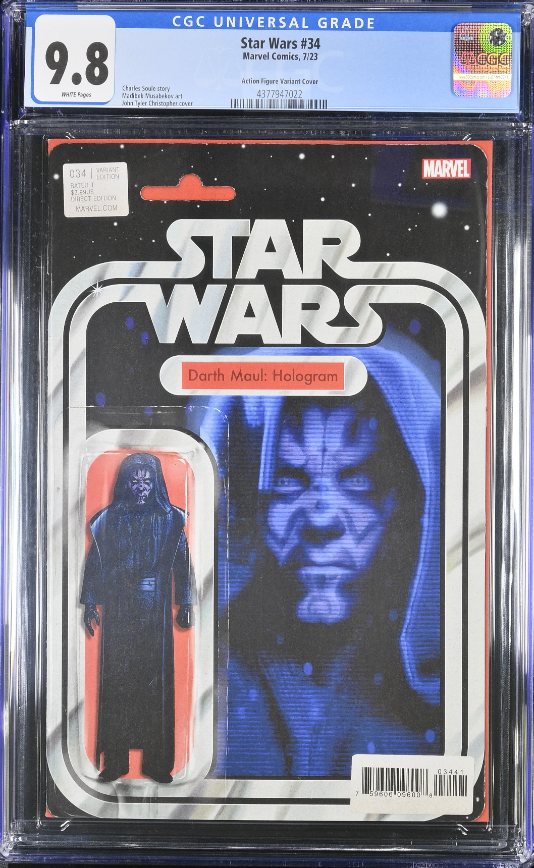 Star Wars #34 Action Figure Variant CGC 9.8