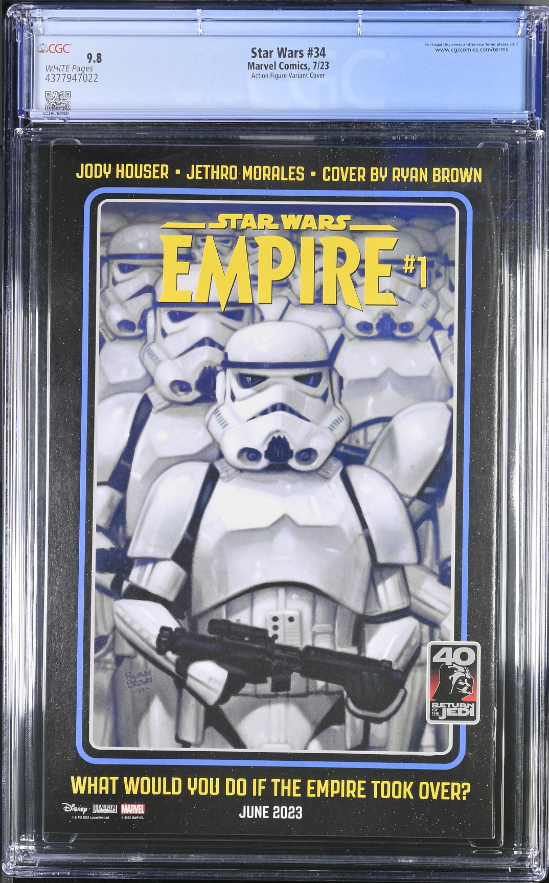 Star Wars #34 Action Figure Variant CGC 9.8