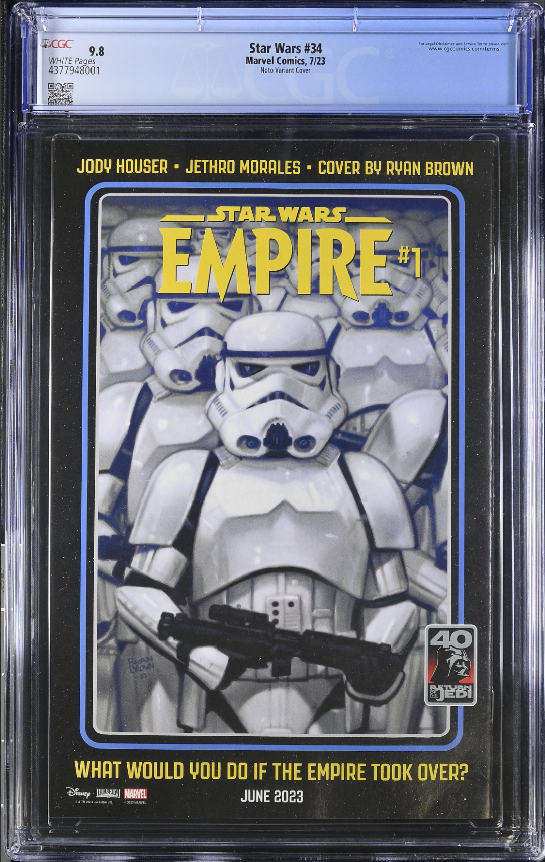 Star Wars #34 Noto Variant CGC 9.8