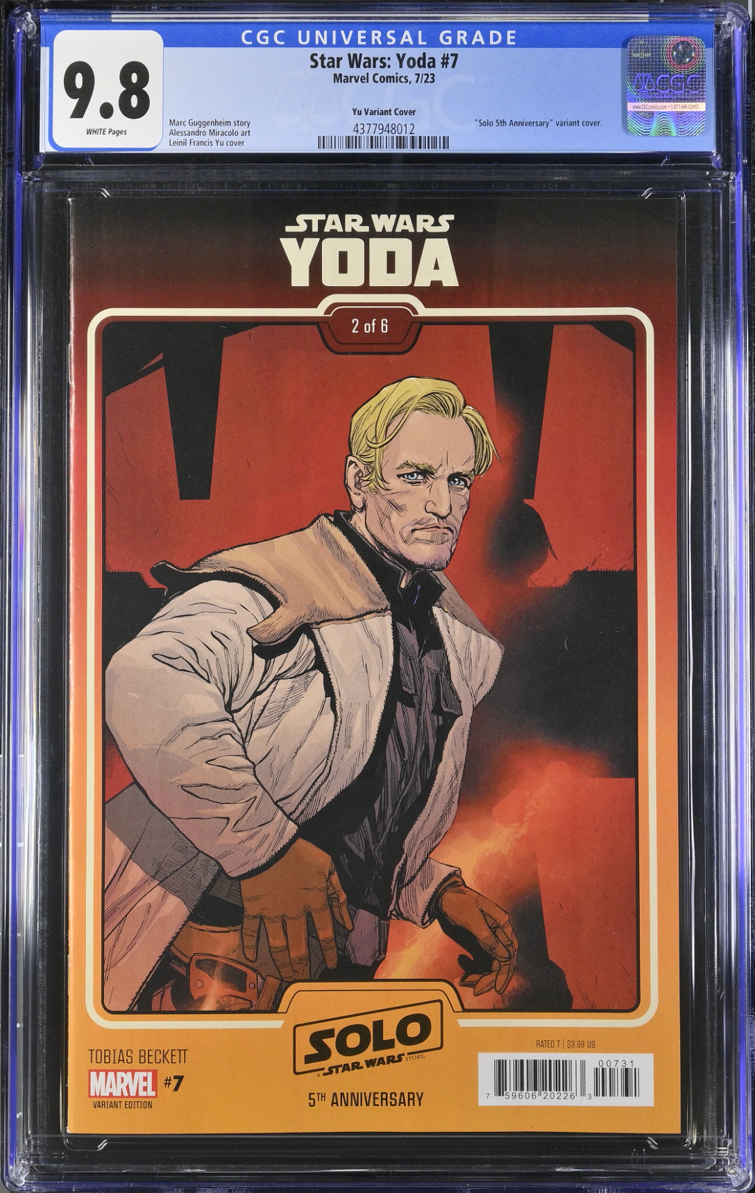 Star Wars: Yoda #7 Yu Variant CGC 9.8