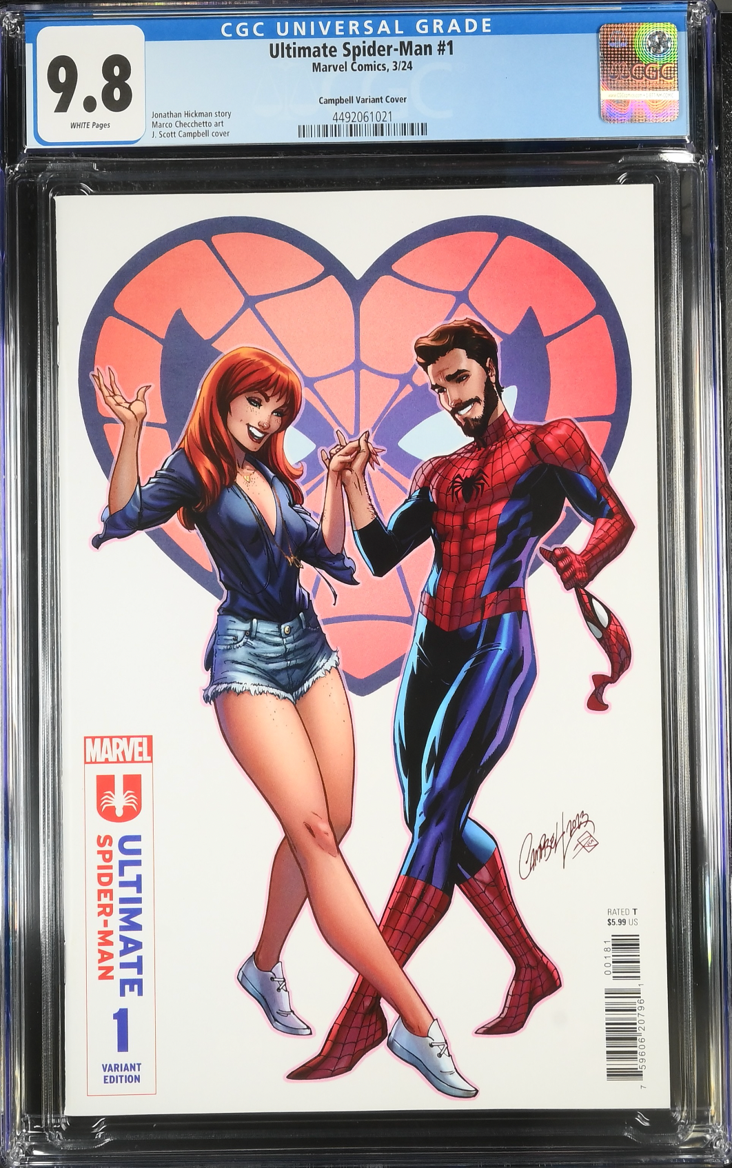 Ultimate Spider-Man #1 Campbell Variant CGC 9.8