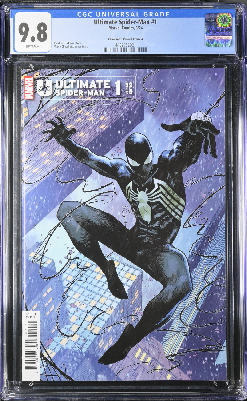 Ultimate Spider-Man #1 Checchetto Costume Variant A CGC 9.8