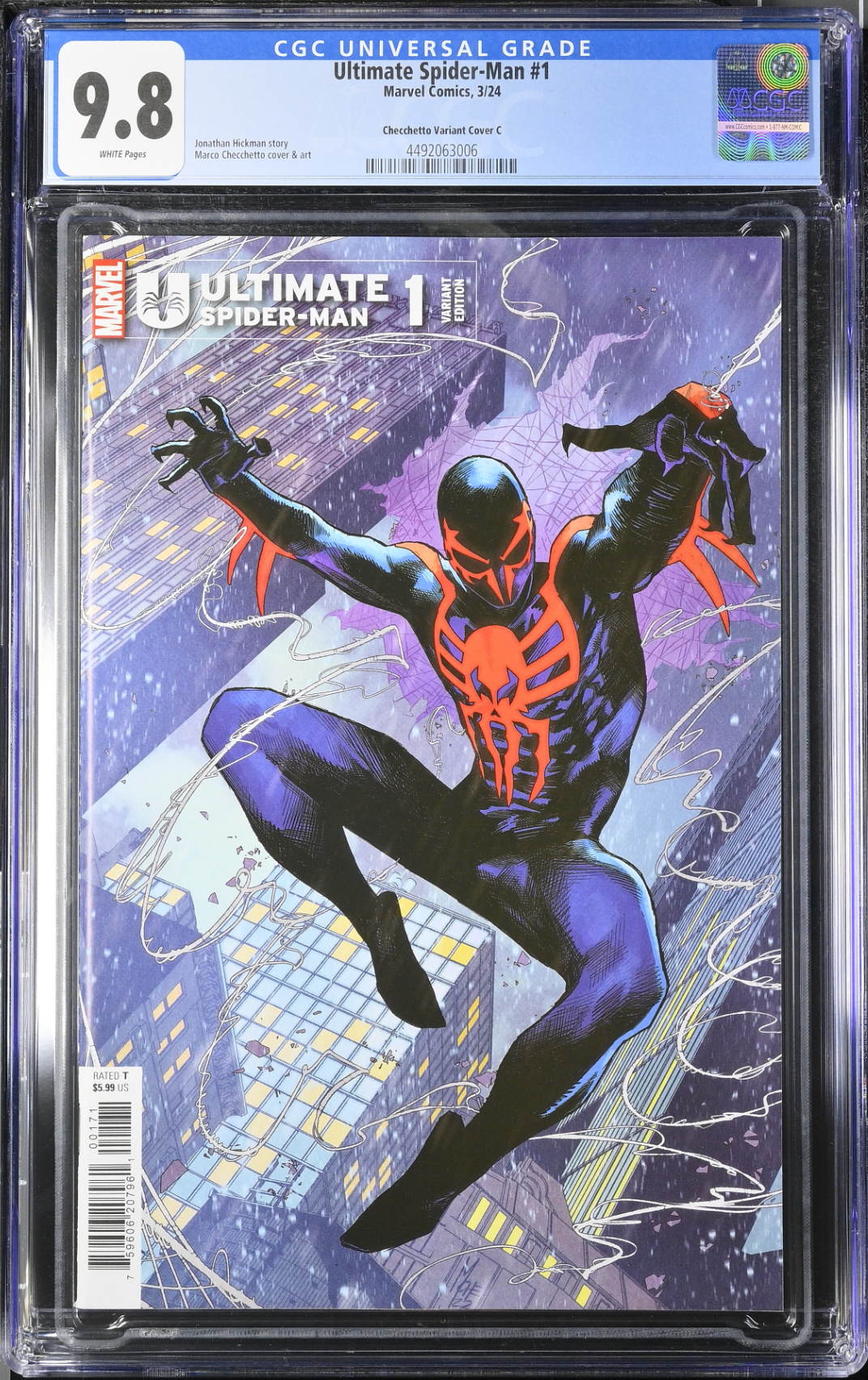 Ultimate Spider-Man #1 Checchetto Costume Variant C CGC 9.8