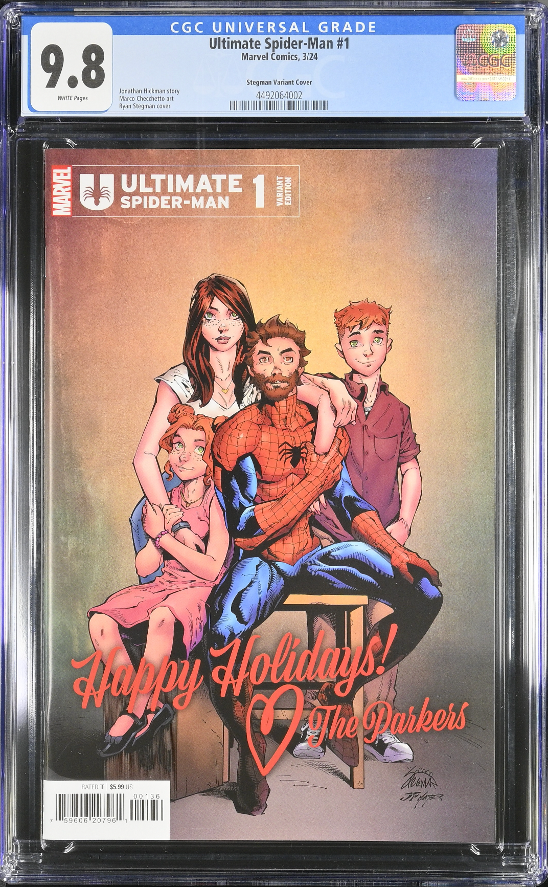 Ultimate Spider-Man #1 Stegman Variant CGC 9.8