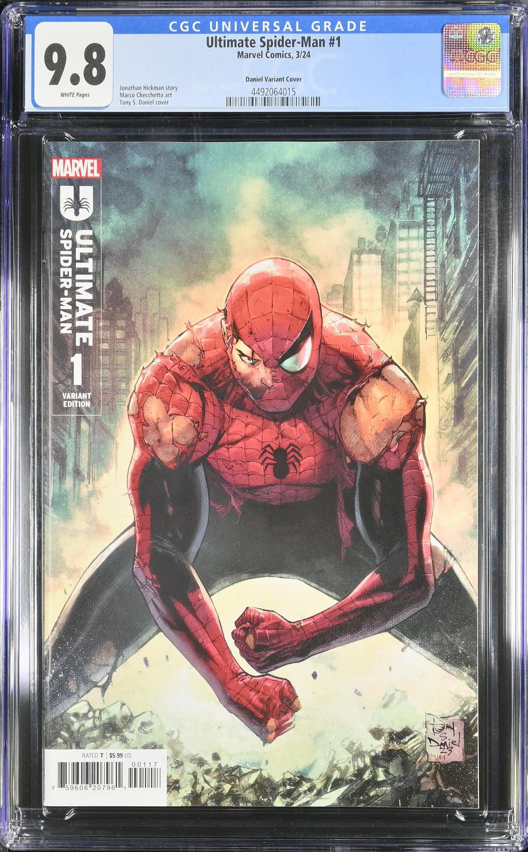 Ultimate Spider-Man #1 Daniel 1:25 Retailer Incentive CGC 9.8