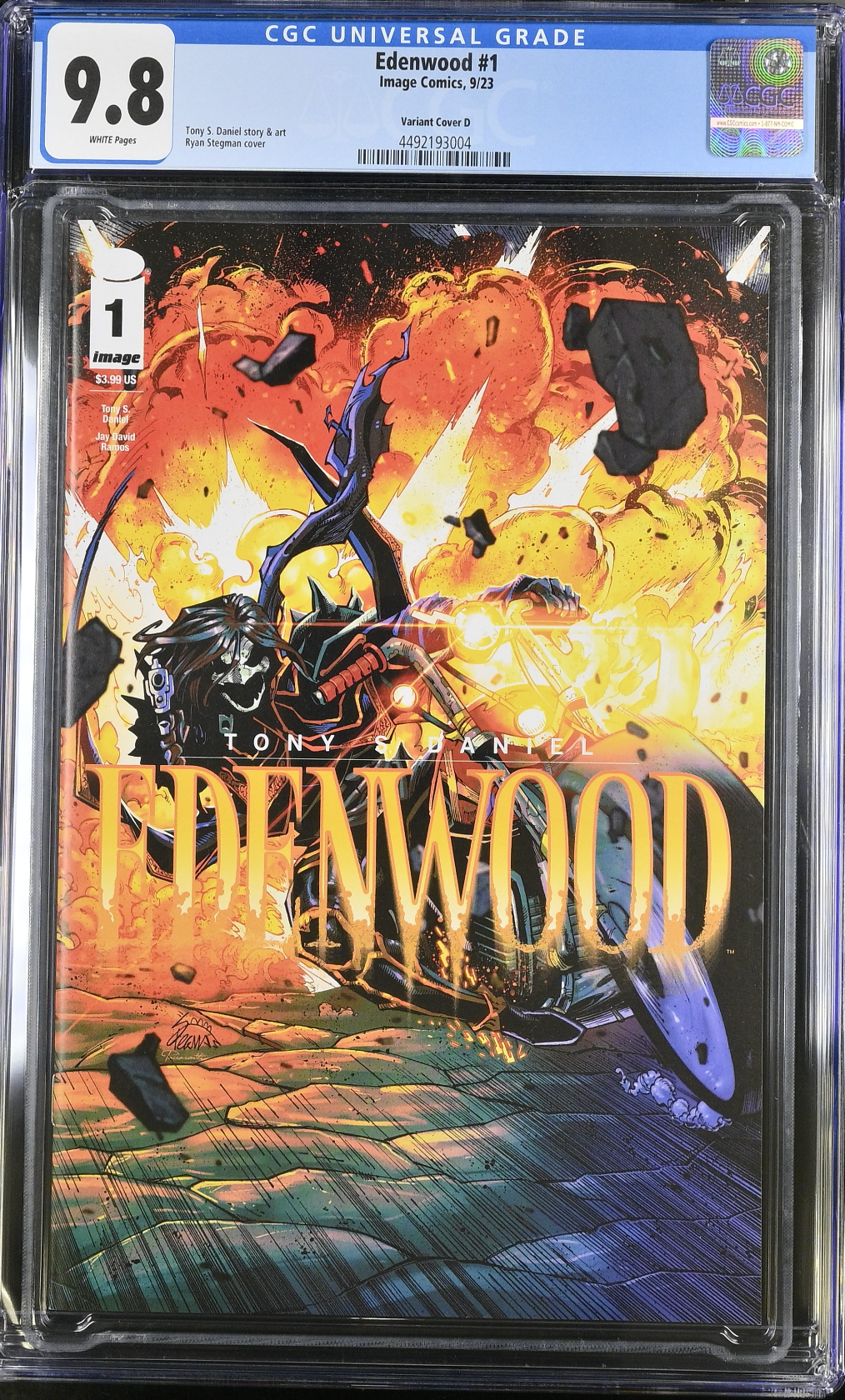 Edenwood #1 Stegman 1:25 Retailer Incentive Variant CGC 9.8