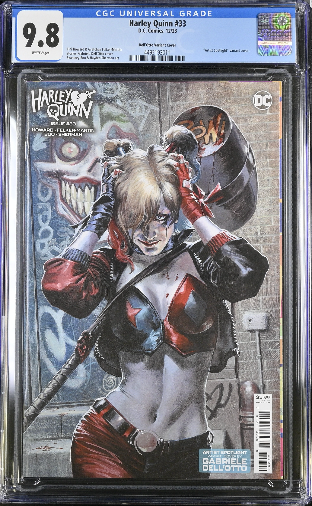 Harley Quinn #33 Dell'Otto Variant CGC 9.8