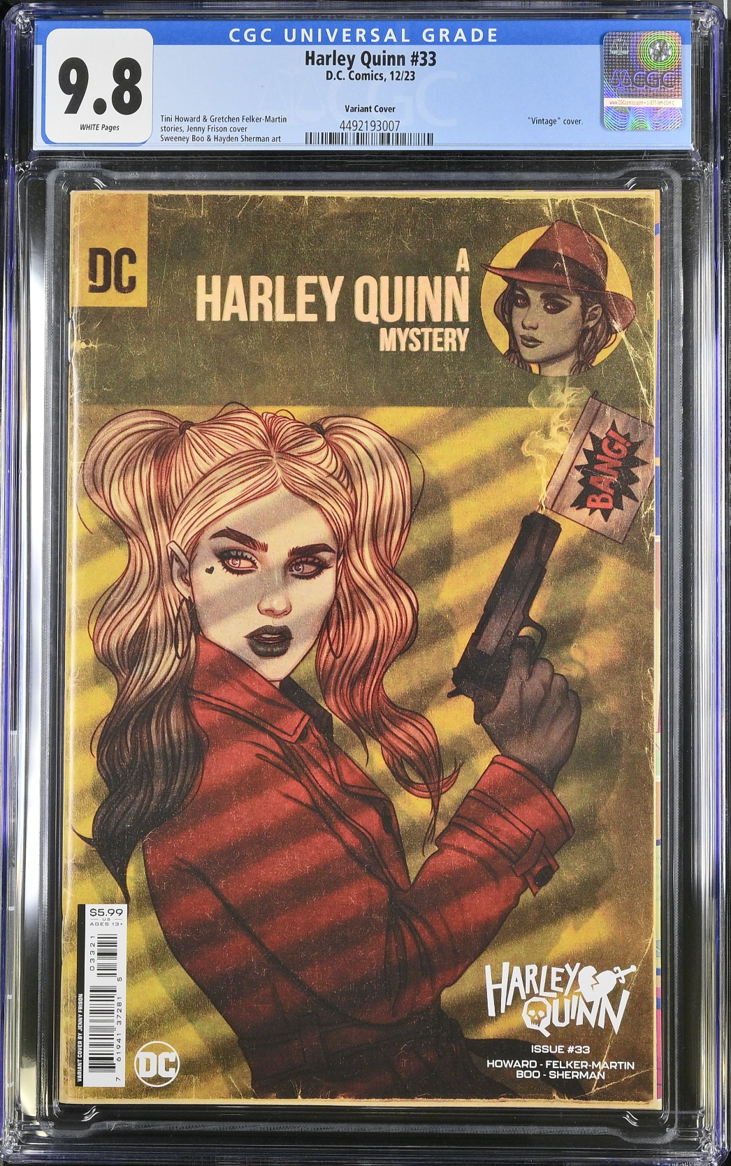 Harley Quinn #33 Frison Variant CGC 9.8