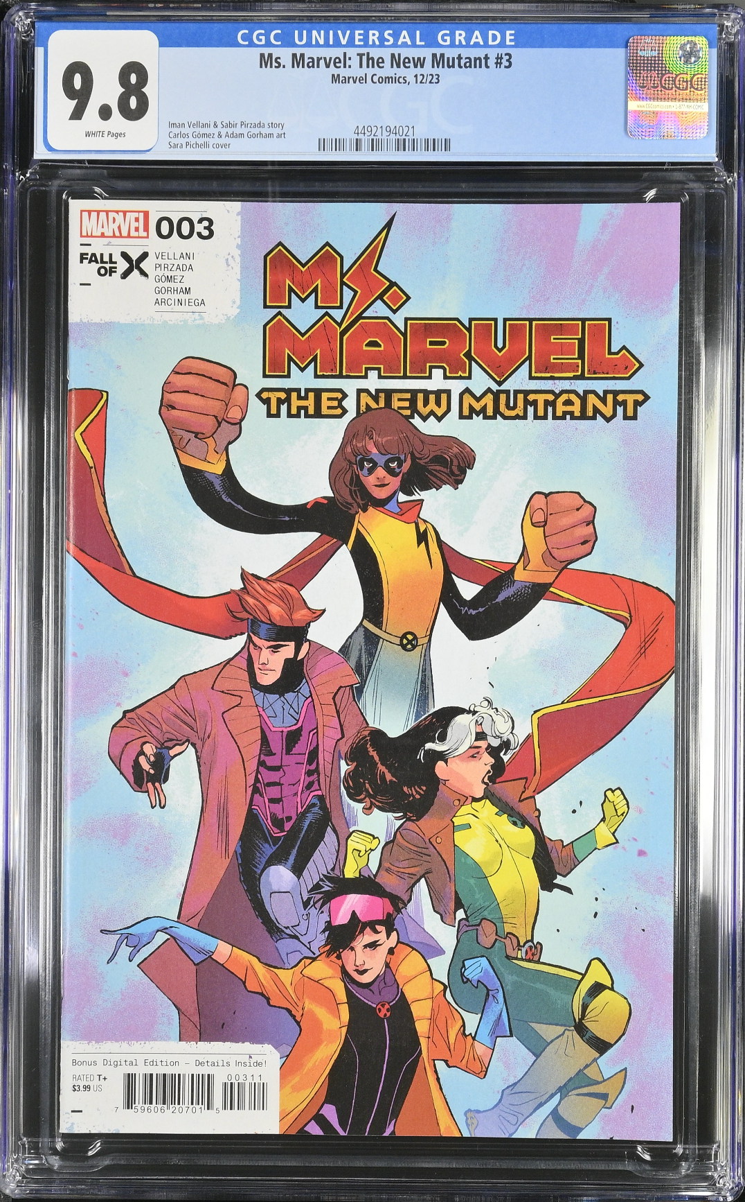 Ms. Marvel: The New Mutant #3 CGC 9.8