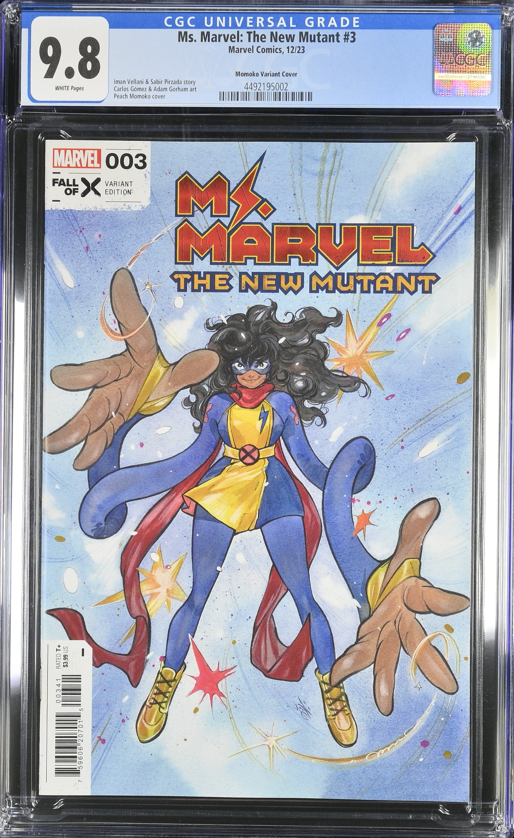 Ms. Marvel: The New Mutant #3 Momoko Variant CGC 9.8