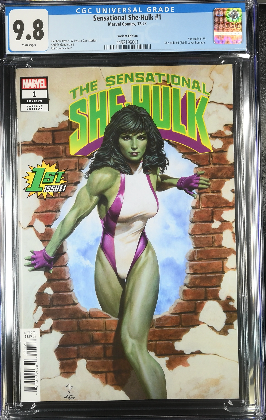 The Sensational She-Hulk #1 Granov Variant CGC 9.8