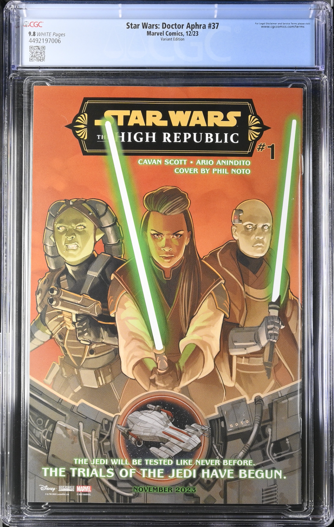 Star Wars: Doctor Aphra #37 Sprouse Variant CGC 9.8