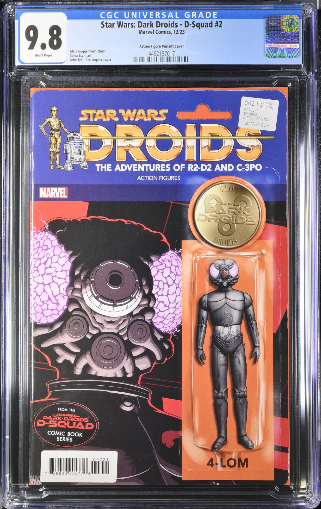 Star Wars: Dark Droids - D-Squad #2 Action Figure Variant CGC 9.8