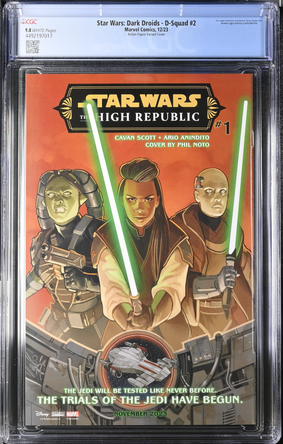 Star Wars: Dark Droids - D-Squad #2 Action Figure Variant CGC 9.8