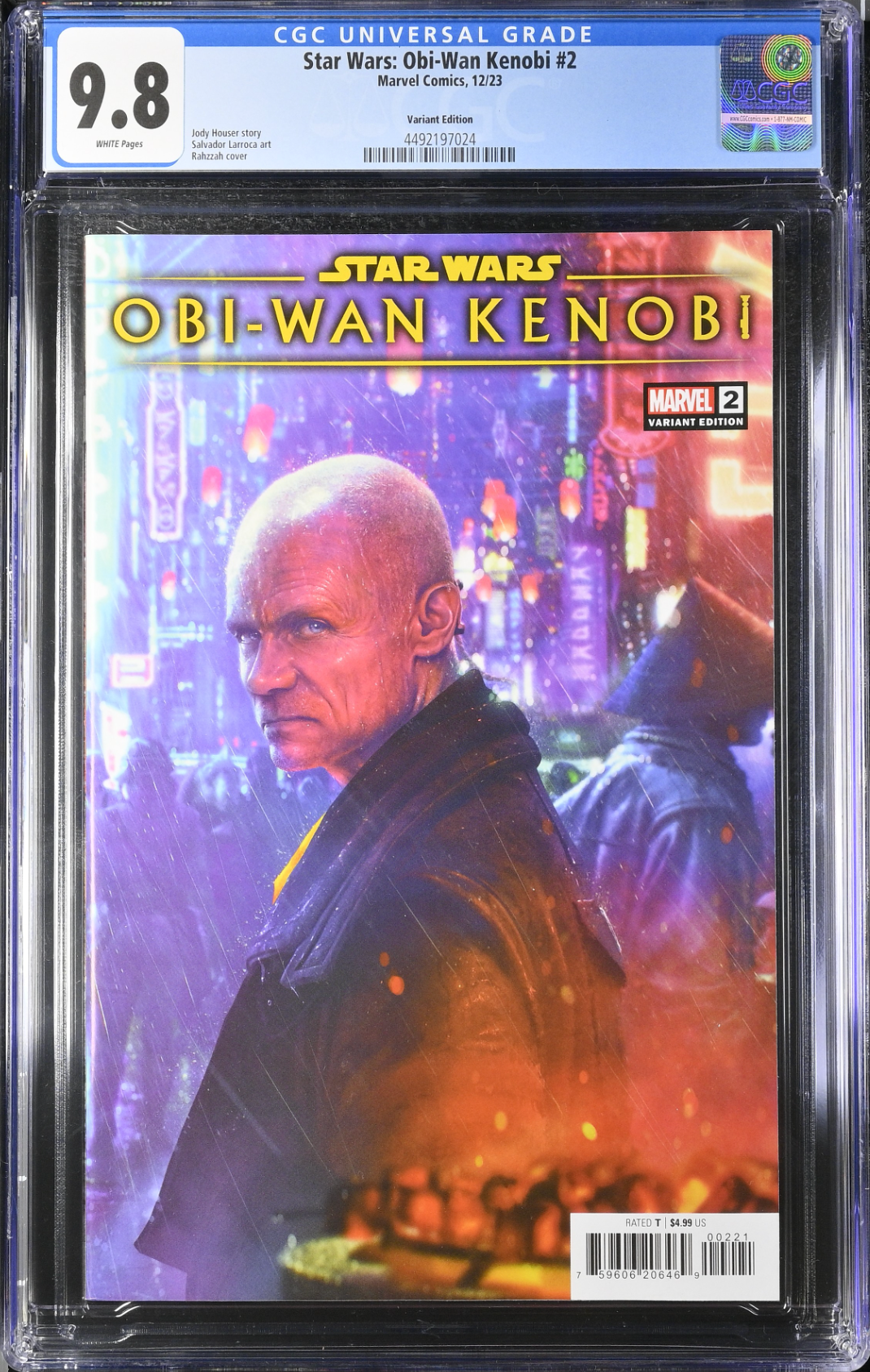 Star Wars: Obi-Wan Kenobi #2 Rahzzah Variant CGC 9.8