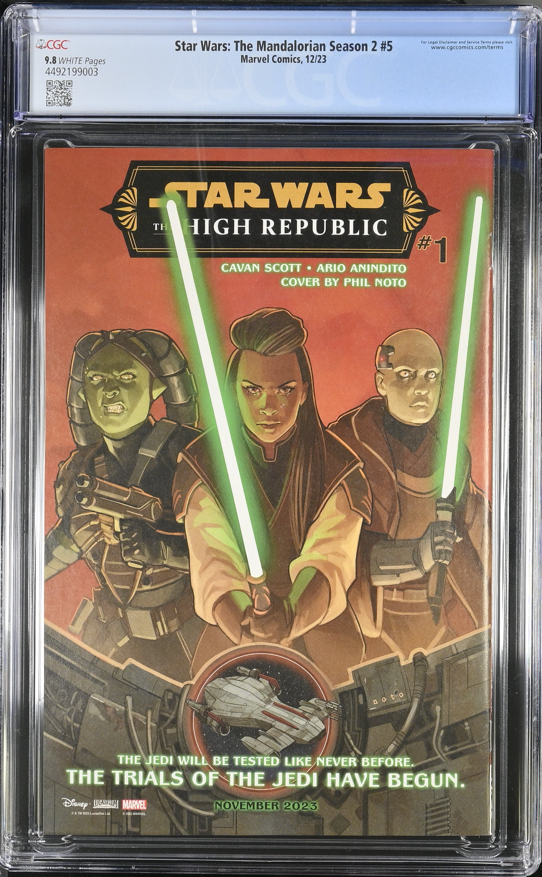 Star Wars: The Mandalorian Season 2 #5 CGC 9.8