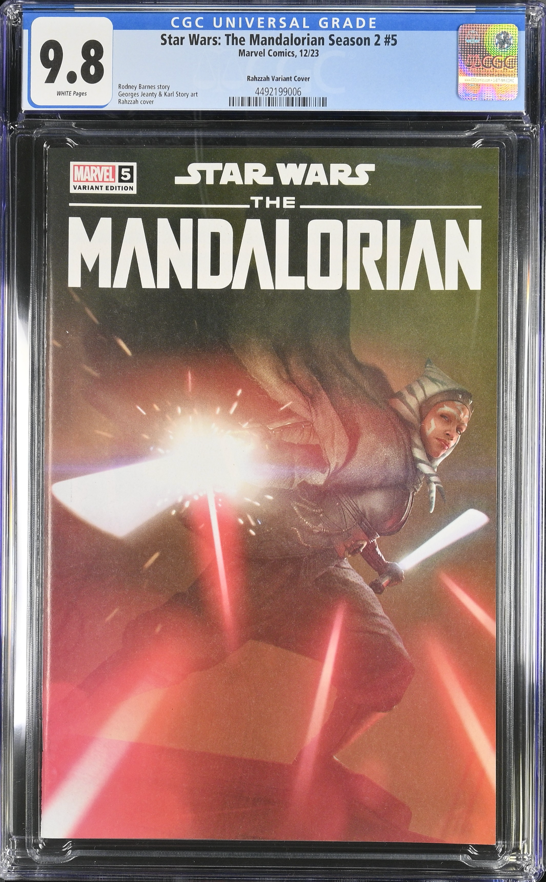 Star Wars: The Mandalorian Season 2 #5 Rahzzah Variant CGC 9.8